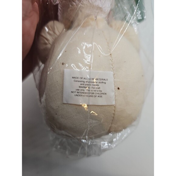 Santa Claus Mini Muslin Doll Pin Cushion VINTAGE Sewing Holidays Christmas NEW - Picture 9 of 10